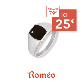 Bague Roméo. Son prix est de 25 euros